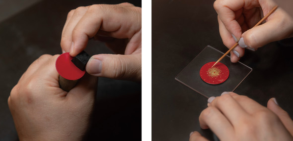 Ԃ̌o߂ƂƂɉ؂₩ȐF֕ω鎽̃_C