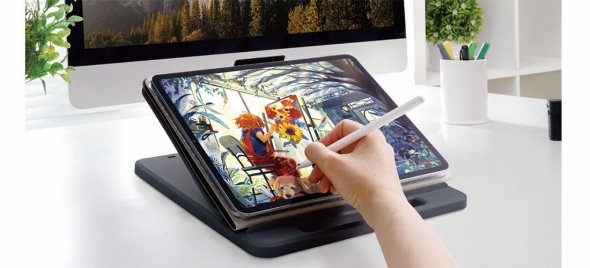 ケースを装着したまま使用可能なタブレットスタンド発売 タブレット