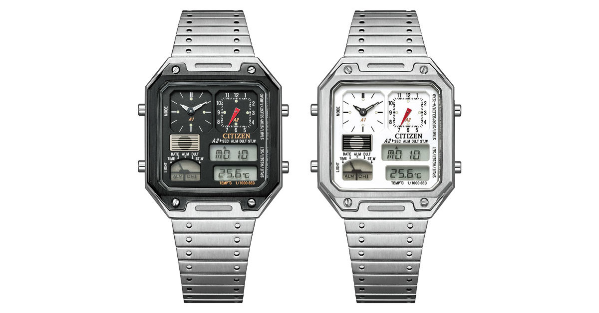 シチズンからレトロフューチャーな「サーモセンサー」デザイン復刻