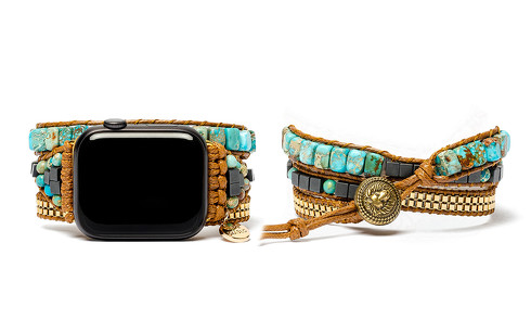 ロア・インターナショナル「Cape Diablo Apple watchバンド ターコイズエナジー」