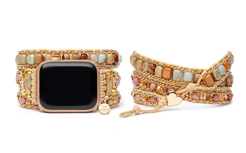 ロア・インターナショナル「Cape Diablo Apple watchバンド スイートジャスパー 」