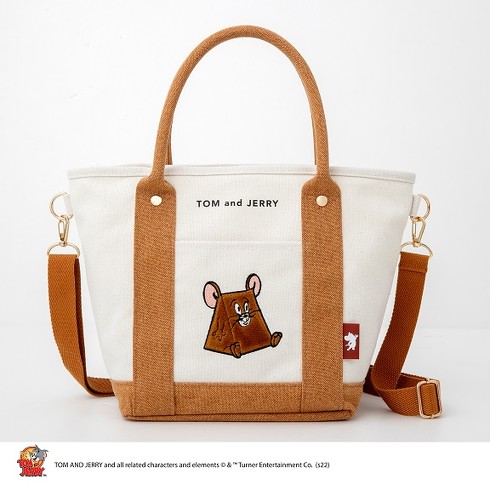 �󓇎ЁuTOM and JERRY FUNNY ART 2WAY�g�[�g�o�b�OBOOK �W�F���[ver.�v