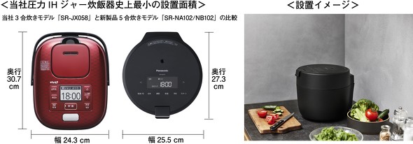 送料無料】新品 Panasonic SR-NA102-K 圧力IHジャー炊飯器+