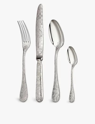 CHRISTOFLE Jardin deEden silver plated 24-piece cutlery set