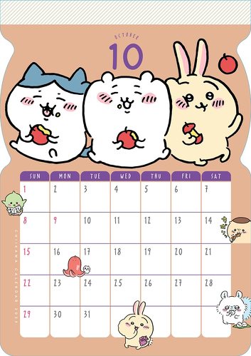 23年カレンダー 売れ筋ランキング ちいかわやリラックマなど 人気キャラクターが上位にランクイン かわいい猫のカレンダーも人気 22年9月版 Fav Log By Itmedia