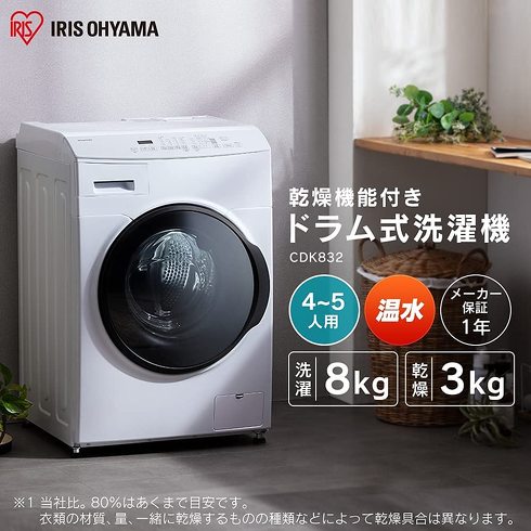 リサイクリンアイリスオーヤマ　洗濯機　2023年製　家電