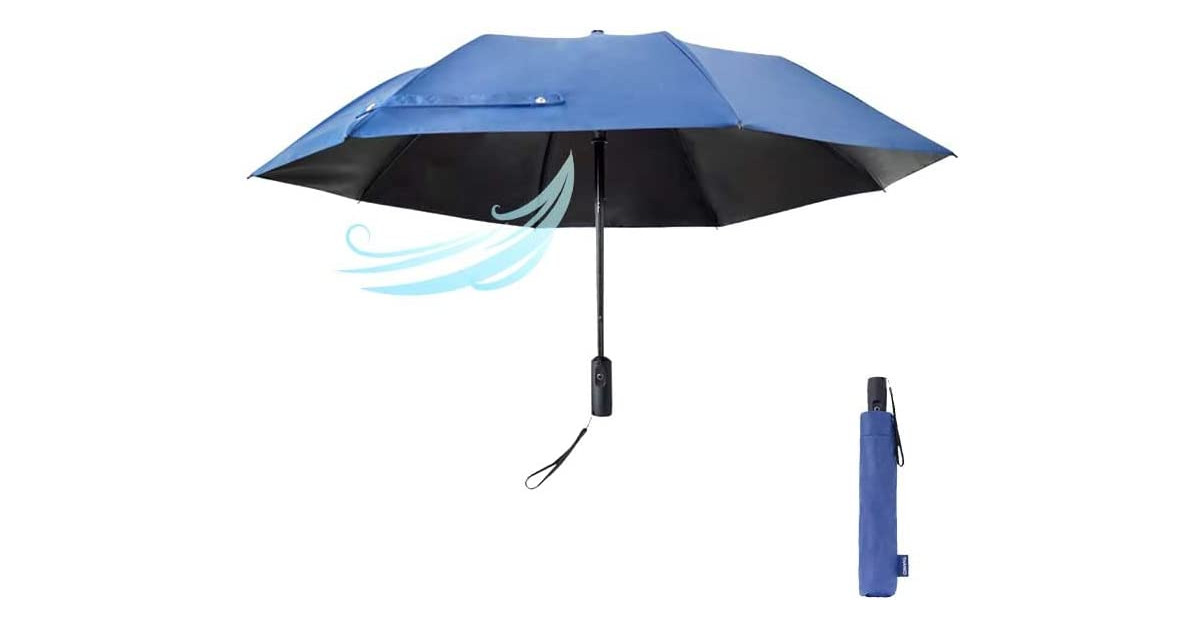 ファン付きで涼しい日傘「ファンブレラ」がサンコーから発売 男性も 