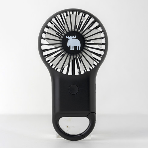 宝島社「moz OUTDOOR カラビナ付きハンディファン BOOK BLACK ver.」