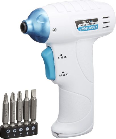 ������Ă���d���h�����h���C�o�[�F���V�u�~�j�h���C�o�[ ���d�r�� EARTH MAN 6V�v