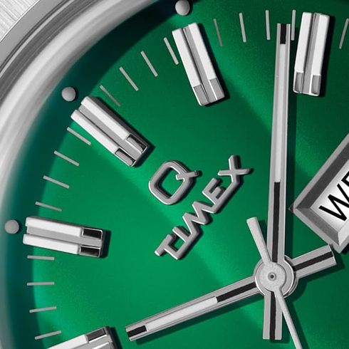 [TIMEX] 腕時計 タイメックス復刻版 日本製ムーブメント（グリーン）