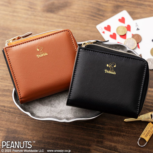 󓇎ЁuSNOOPY SMOOTH COMPACT WALLET BOOKv