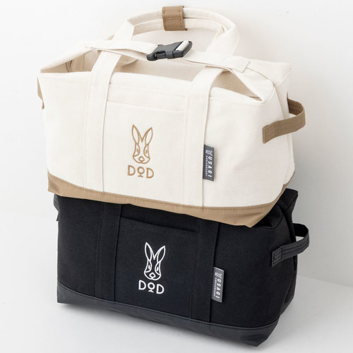 DOD ベージュ収納バッグ ウサギロゴ付き DOD ベージュ 収納バッグ ウサギロゴ - メルカリ