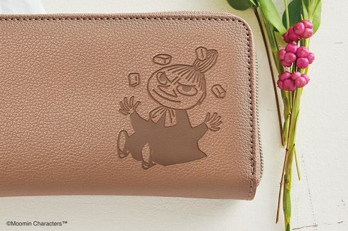 宝島社「MOOMIN カードが見やすい 大容量じゃばら式長財布 ROSE BROWN」
