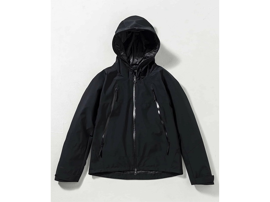 ゴアウインドストッパー　ジャケット　裏起毛　黒　S　防風　防寒　ゴアテックス ゴアテックスの「ゴア」が開発 防風透湿素材「ウインド