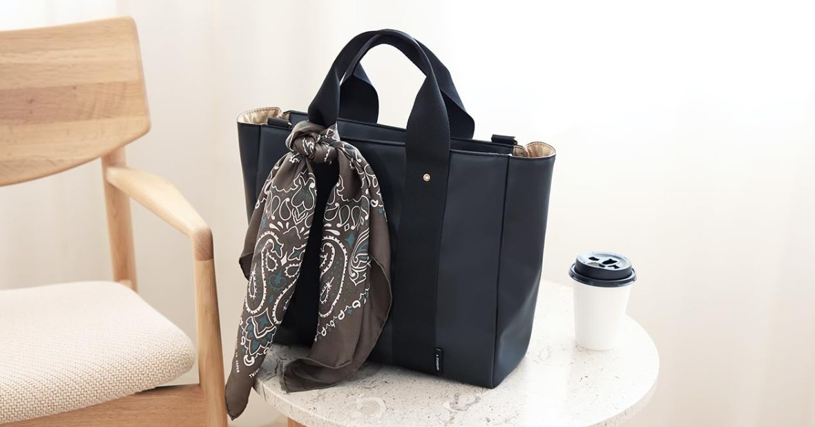 付録】上品見えする「軽量トートバッグ」が登場 オン・オフ使える高