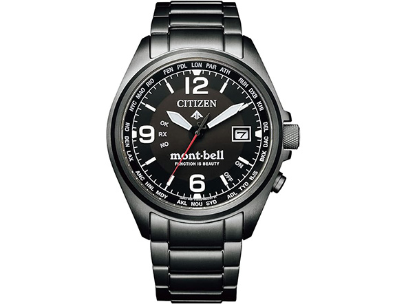 【新作100%新品】【週末値下げ中】mont-bell シチズン 腕時計　チタン 時計