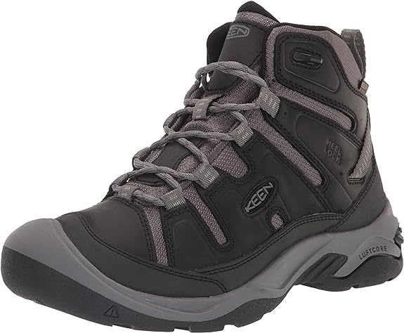 今売れているキーン(KEEN)の防水トレッキングシューズ:「トレッキングシューズ サーカディア ミッド ウォータープルーフ 旧モデル メンズ」