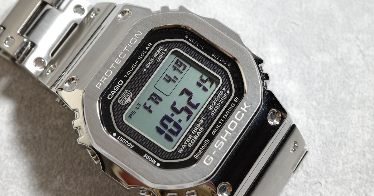 G-SHOCK上級機 実機レビュー】フルメタル＆スマートフォンリンク搭載の“大人仕様”なモデル「GMW-B5000D-1JF」をチェック -  Fav-Log by ITmedia