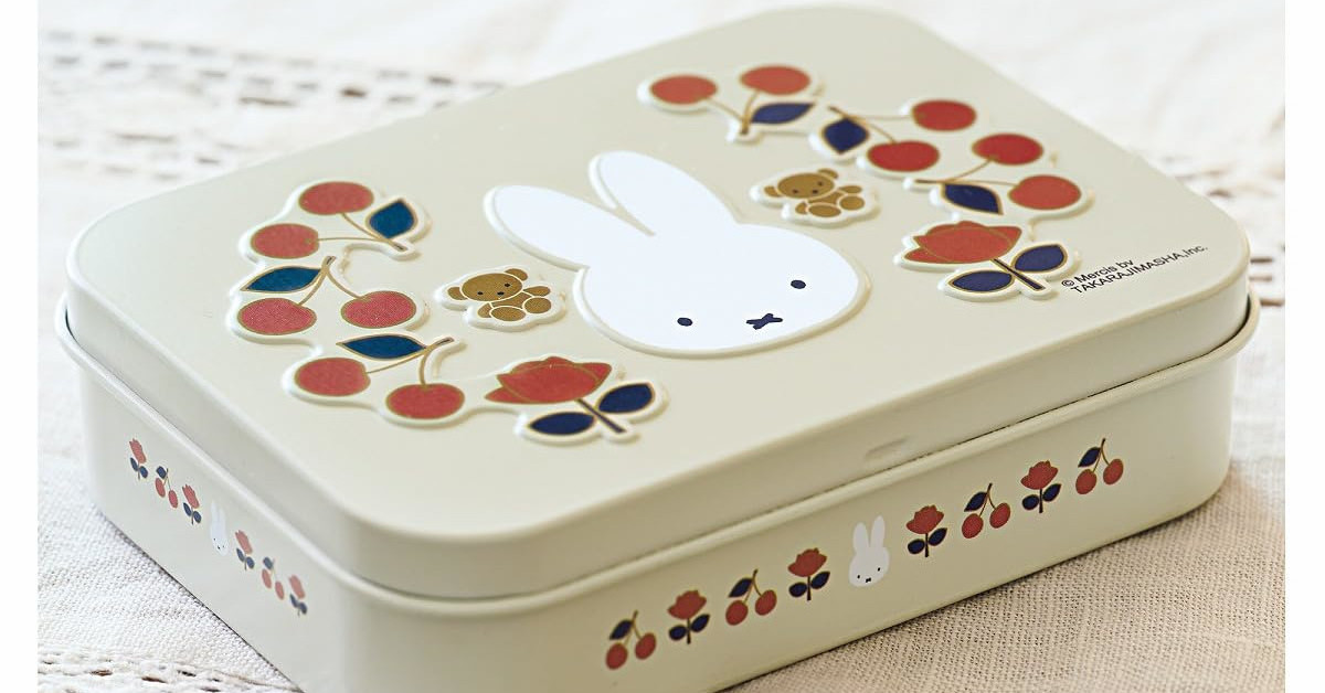 付録】ミッフィーの「缶ケース入りミニ文具セット」登場 かわいい