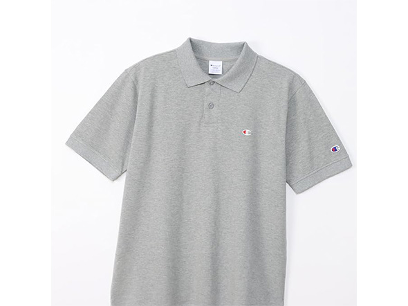 グレー パターン入り ポロシャツ オンオフ使える夏の定番！ 今売れている「ポロシャツ