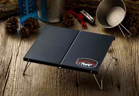 BE-PAL付録26点セット アウトドア用品セット 付録】NANGAの「スチールテーブル」が登場 30周年記念ロゴがおしゃれ