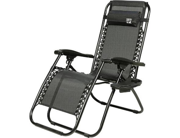 キャプテンスタッグ CSブラックラベル リクライニングリバティチェア