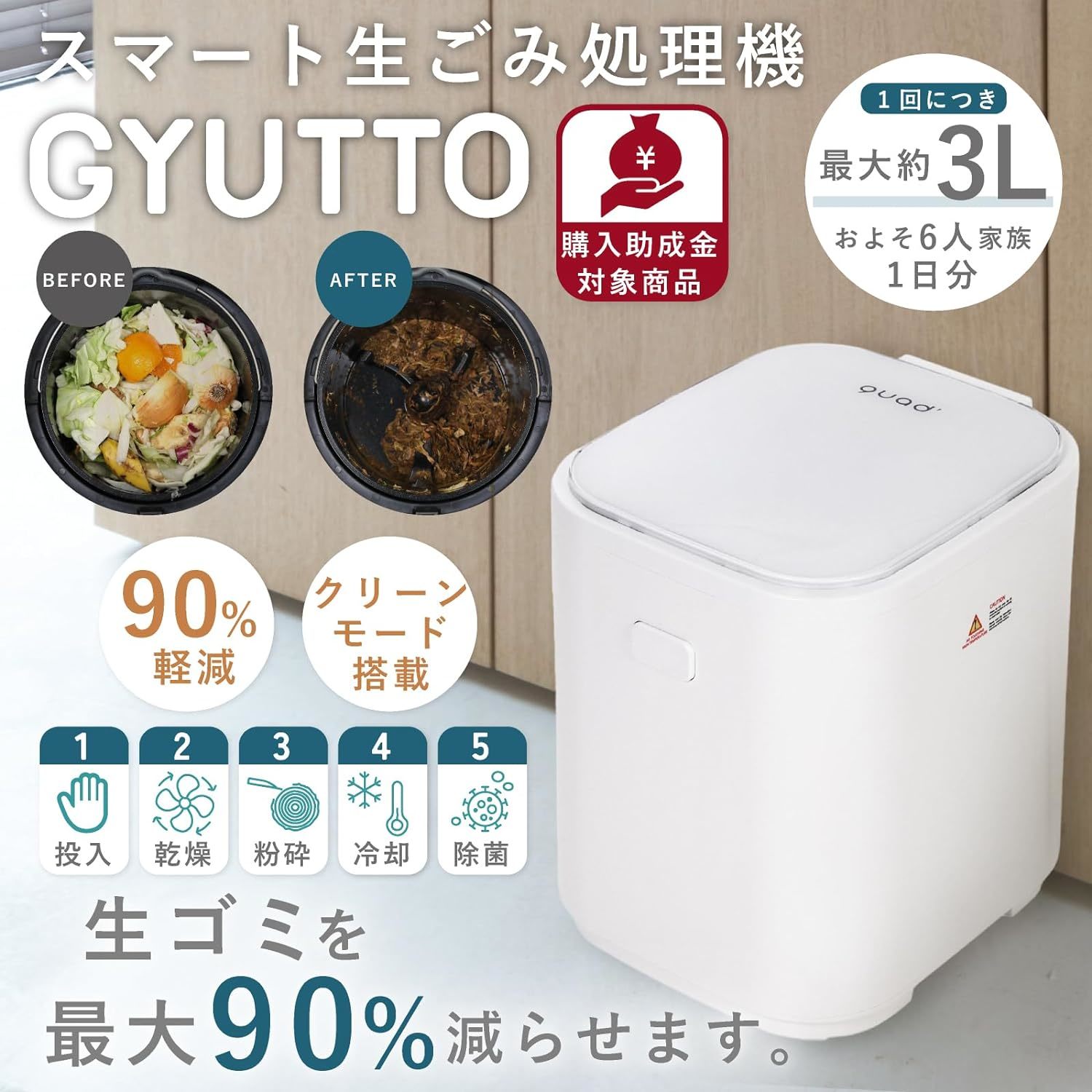 今売れている家庭用「生ごみ処理機」おすすめ3選＆ランキング 嫌な臭い 