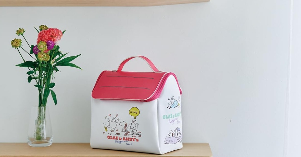 付録】ローソンで買える「スヌーピーハウス」のポーチが登場 PEANUTS