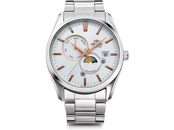 HUYAフリルデザイン ガラス製アナログ時計