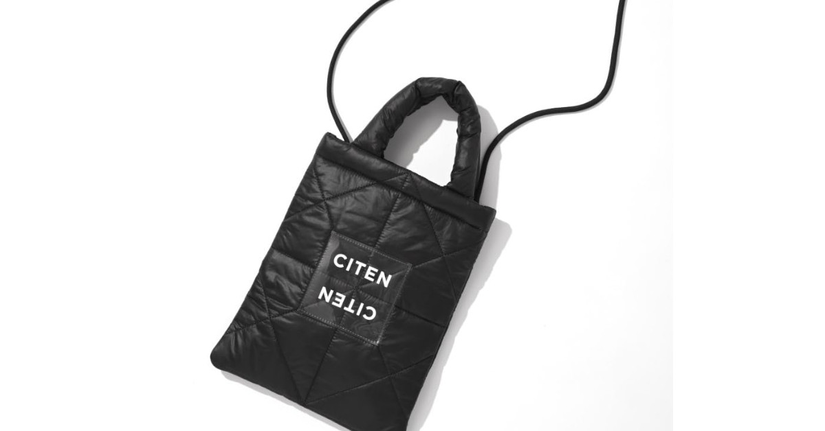 付録】ブラックの「キルティングショルダーバッグ」登場 「CITEN」の