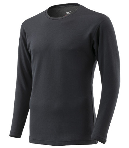 ミズノ ブレスサーモアンダーウエア 中厚 for Active クルーネック長袖シャツ