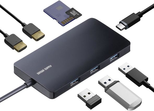 �T�����T�v���C �h�b�L���O�X�e�[�V���� 400-HUBCP24BK