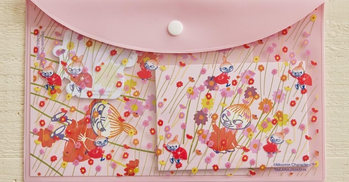 付録】リトルミイの「文具4点セット」がカワイイ お花の限定デザインが