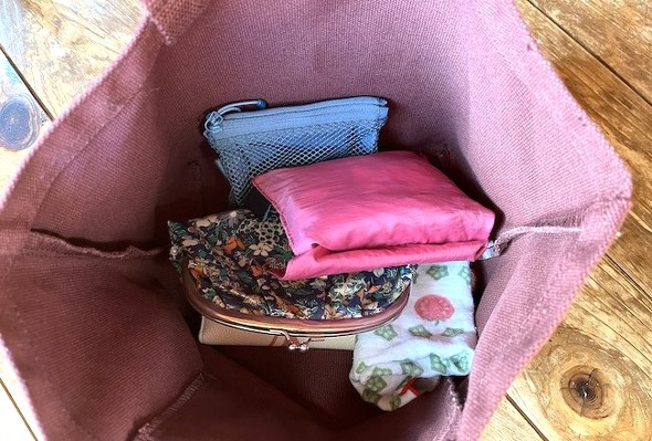 S�T�C�Y�͏����ȃo�b�O�ɓ���Ă��ז��ɂȂ�ɂ���