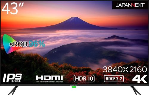JAPANNEXT 43�C���` 4K���j�^�[ JN-IPS4302TUHDR