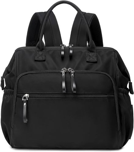 agnès b. リュックタイプ マザーズバッグ 黒 大容量 アニエスベー】マザーズバッグ／リュック／大容量／大人気／黒