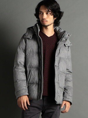 ニコル ストレッチスウェードダウンブルゾン