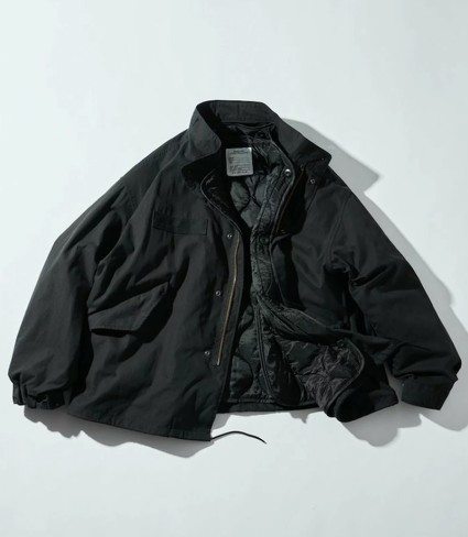 今売れているメンズコート:FREAK'S STORE「限定展開 ビッグシルエット ライナーセット ショートモッズコート」