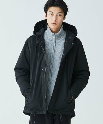 ラコステ RDS認証ダウン 耐水透湿メンブレン ピケダウンジャケット/フーディ