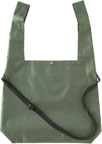 M.H.A.style 撥水加工ナイロンリップ ショルダーマルシェバッグ 22189