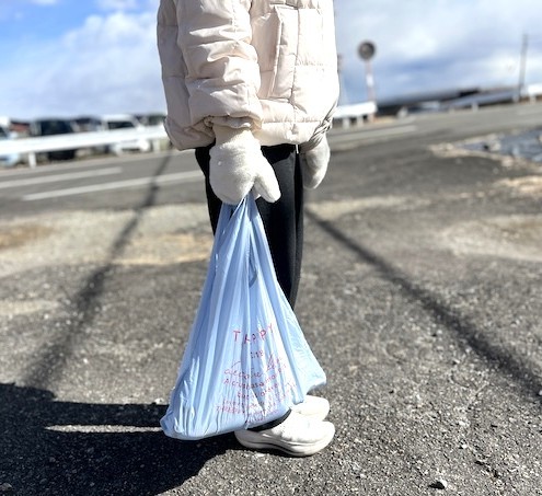 身長約155cmの人が持ってみた