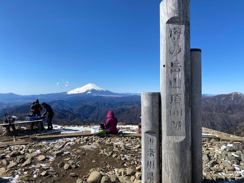 パノラマビューが楽しめる塔ノ岳は第2位