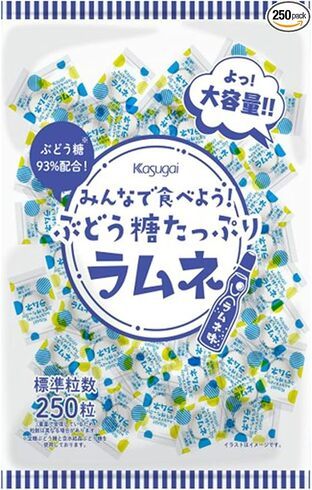 春日井製菓「みんなで食べよう!ぶどう糖たっぷりラムネ 550g」