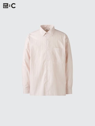 ブロードオーバーサイズシャツ/ストライプ