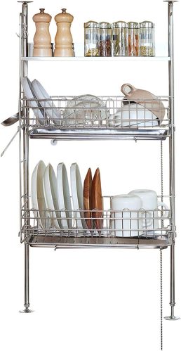 LOWYA 突っ張り水切りラック F605_43001_100RS1