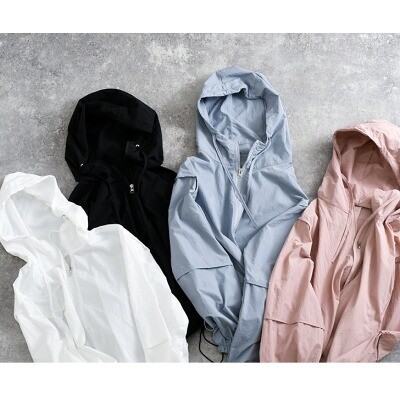 リアルスタイル ワッシャータフタジップアップパーカー