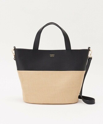 ラシット レザーコンビ 2wayトートバッグ