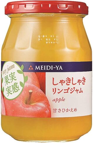 明治屋「果実実感 しゃきしゃきリンゴジャム 340g」