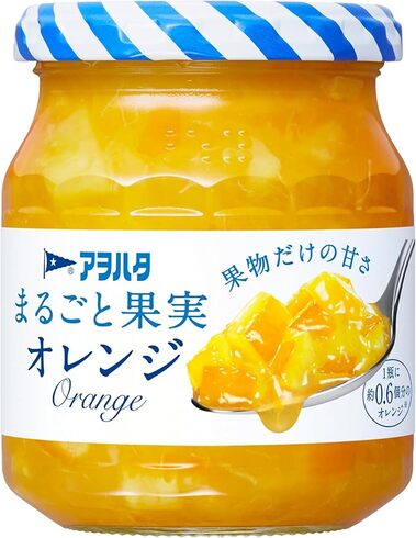 アヲハタ「まるごと果実 オレンジ 250g」