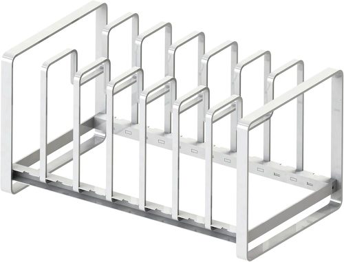 山崎実業 シンク下 フライパン&鍋蓋スタンド タワー